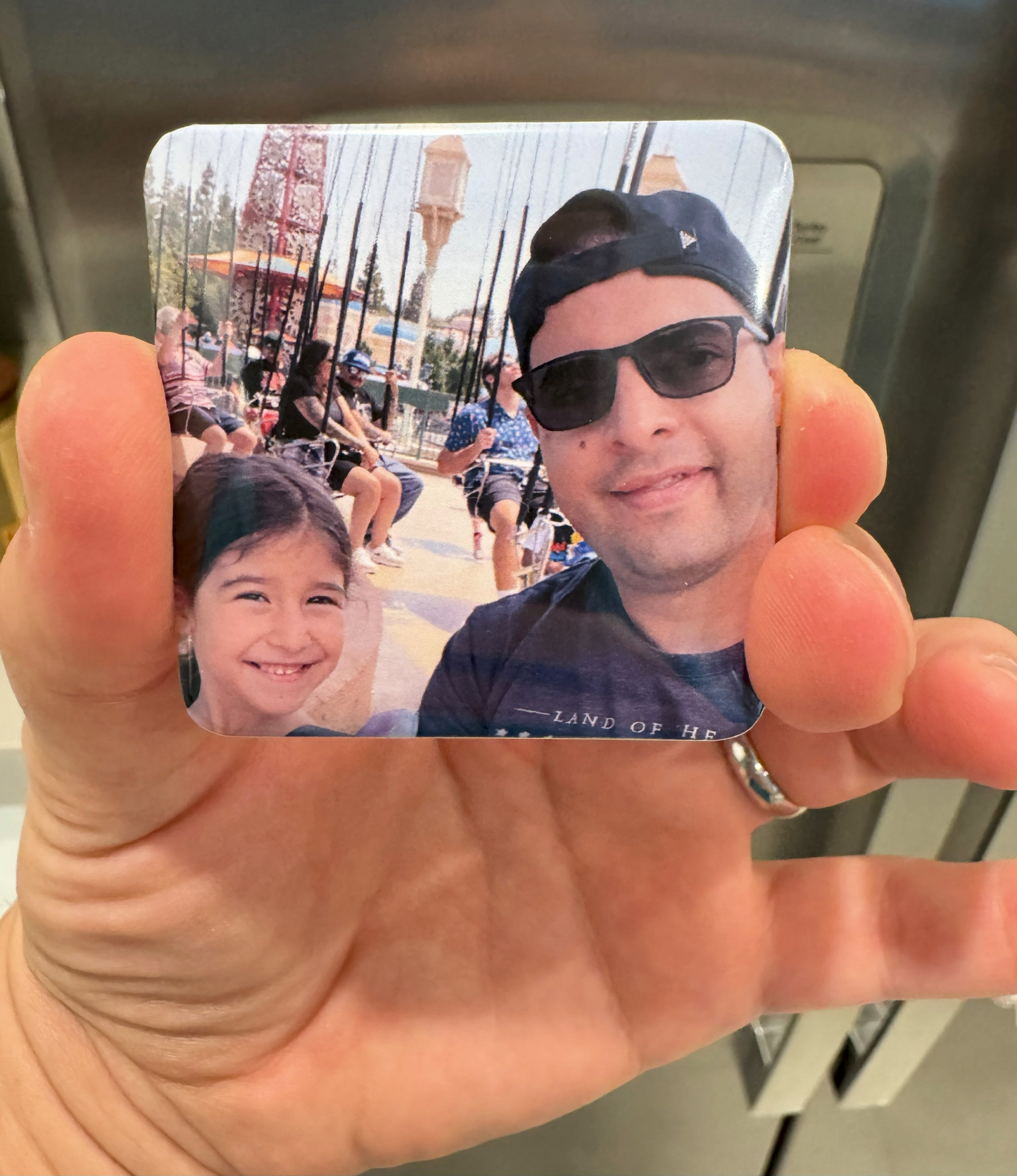 Custom 9 Photo Magnets 2"x2" | Personalized Gift for Couples Holiday Family | Memories to Last
