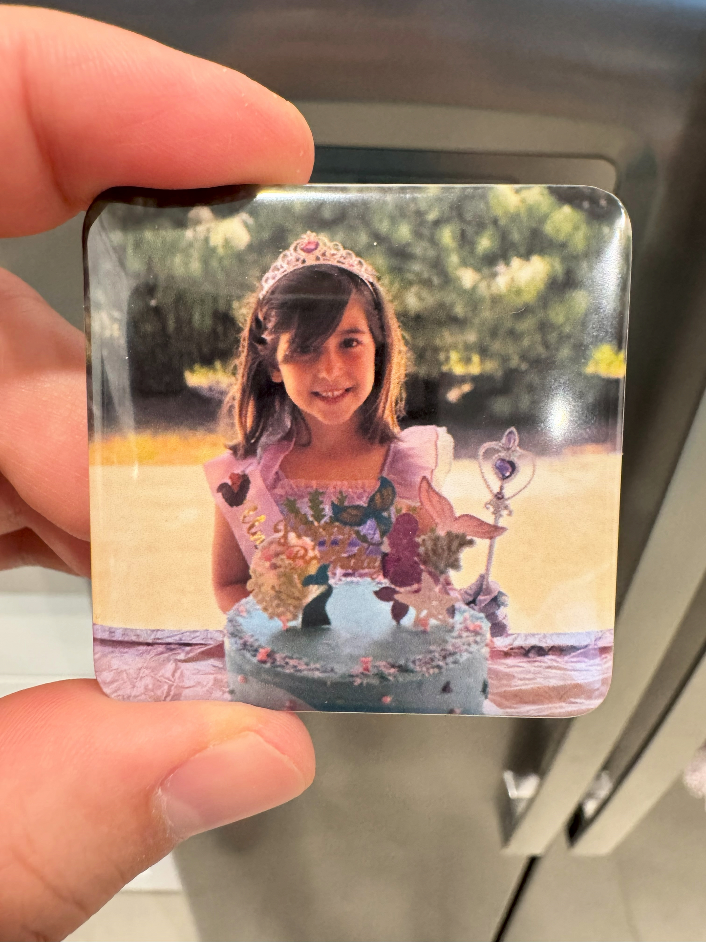 Custom 9 Photo Magnets 2"x2" | Personalized Gift for Couples Holiday Family | Memories to Last