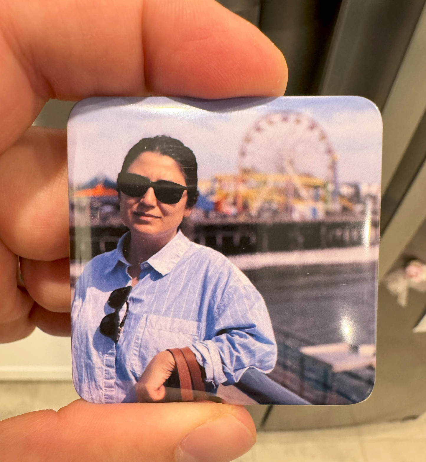 Custom 9 Photo Magnets 2"x2" | Personalized Gift for Couples Holiday Family | Memories to Last